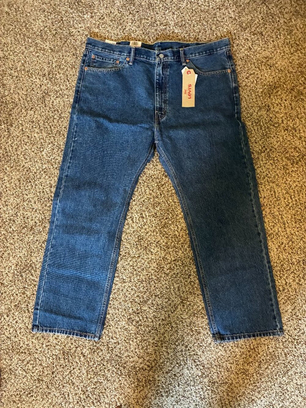 Levi Strauss 505 blue jeans - 42x30